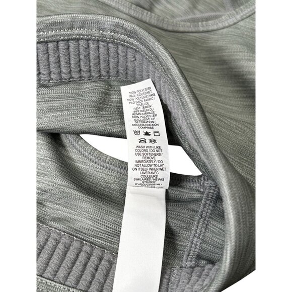 Nike Gray Dri-Fit Sports Bra Racerback Size CH Polyester/Spandex - Picture 4 of 6